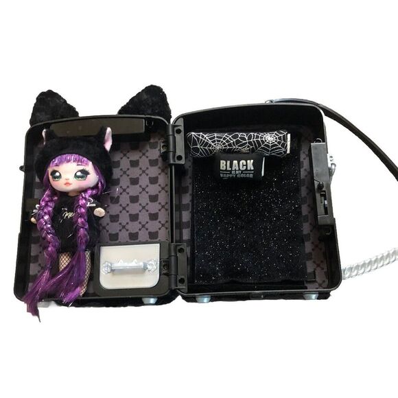 Na Na Na Surprise 3-in-1 Backpack Black Cat Playset Tuesday Meow Doll Incomplete - Picture 1 of 9